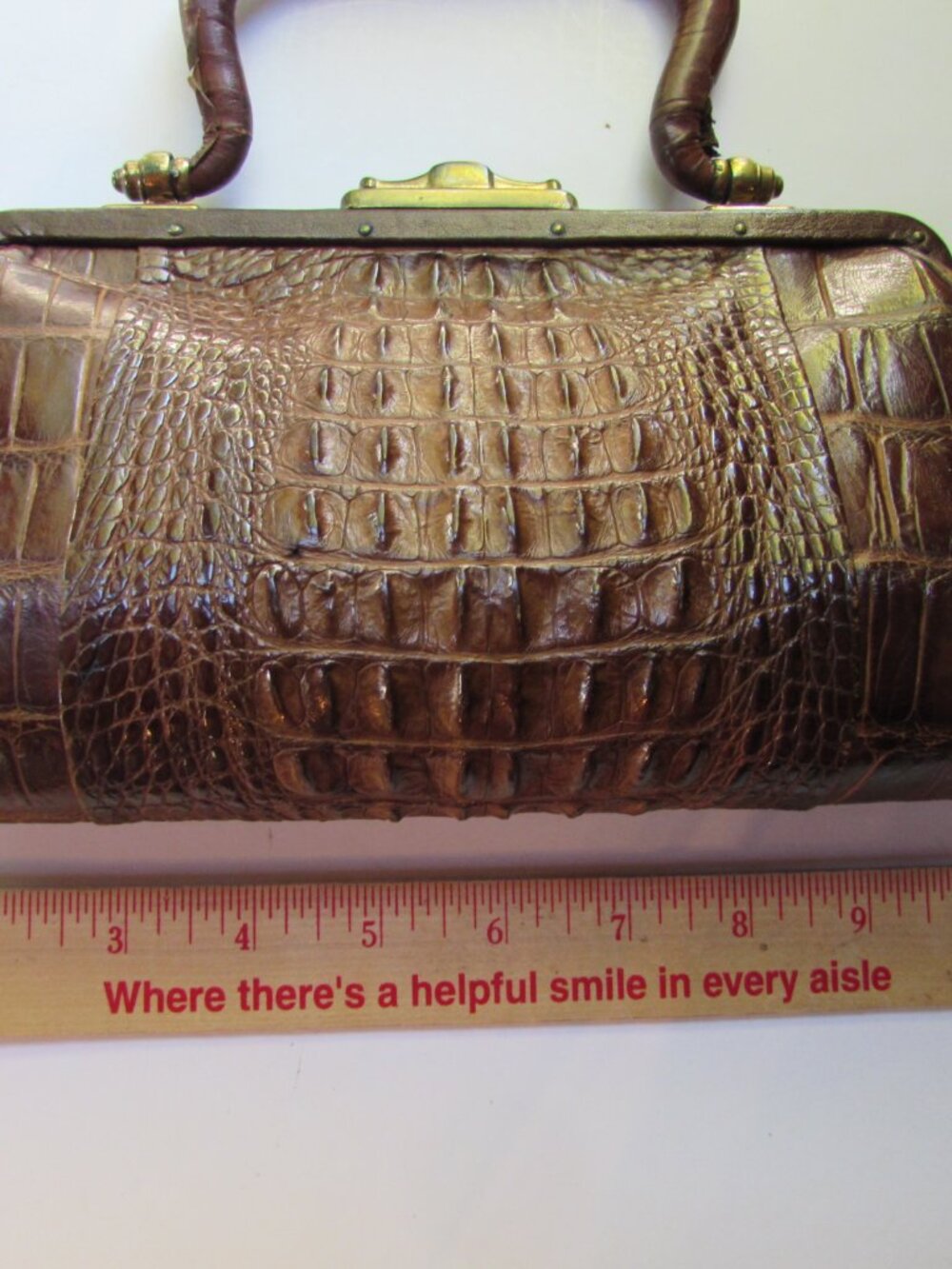 Vintage Alligator Handbag Matching Coin Purse - Picture 12 of 12